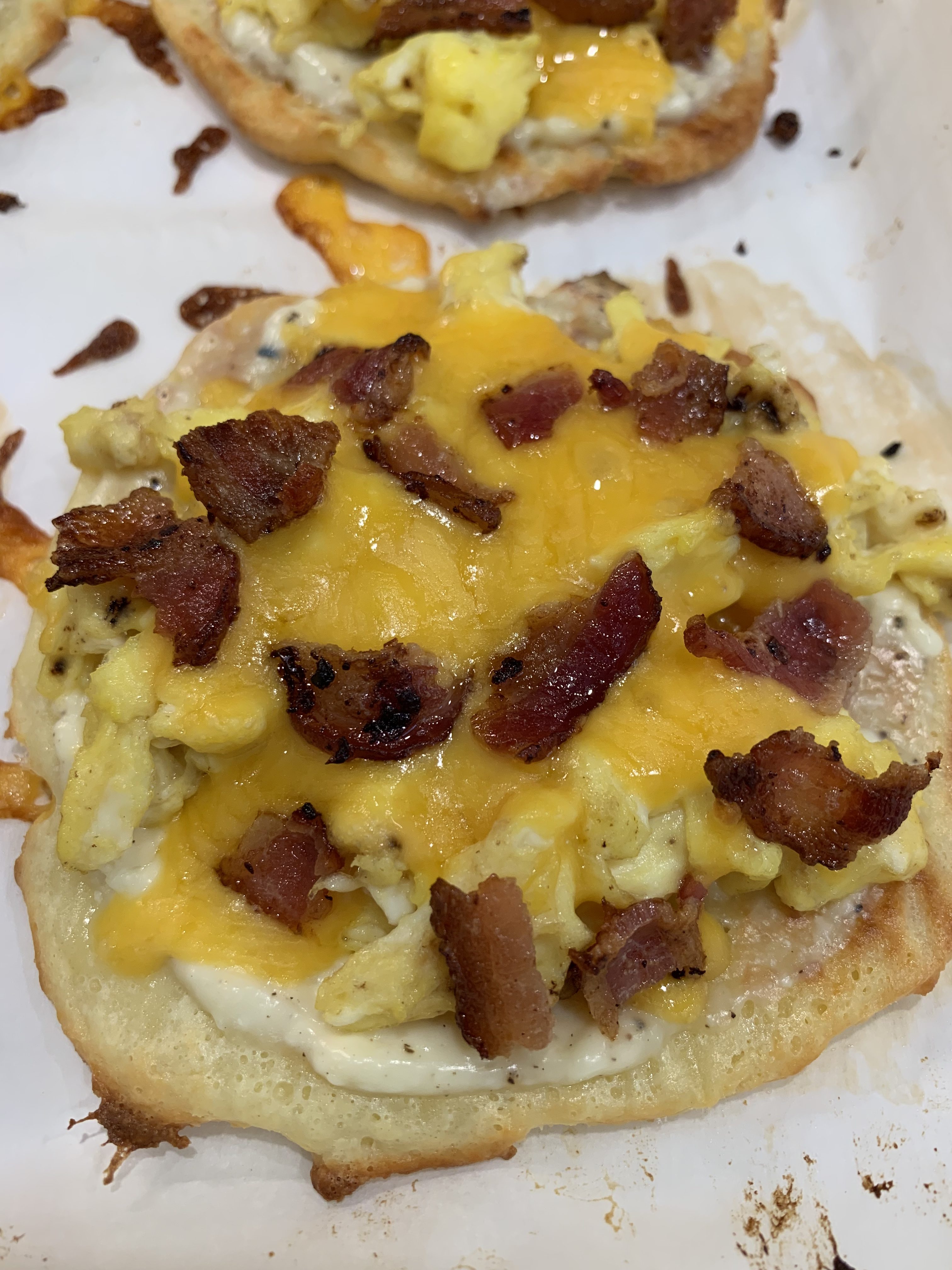 Individual Keto Breakfast Pizzas